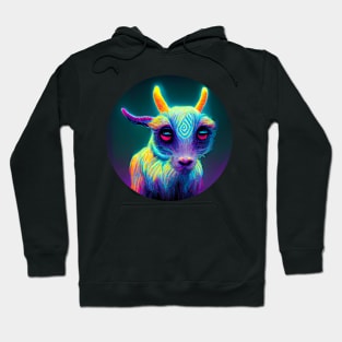 Psychedelic Goat Hoodie